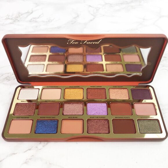 NIB Too Faced Better Than Chocolate Eyeshadow Palette Cocoa-Infused Shades - Picture 10 of 12